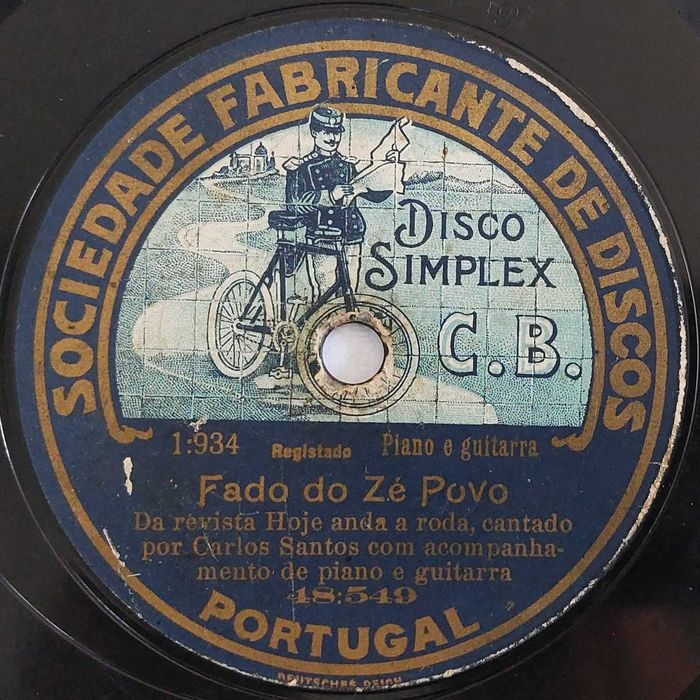 DISCO ANTIGO SIMPLEX | A Portuguesa & Fado do Zé Povo | Raríssimo!