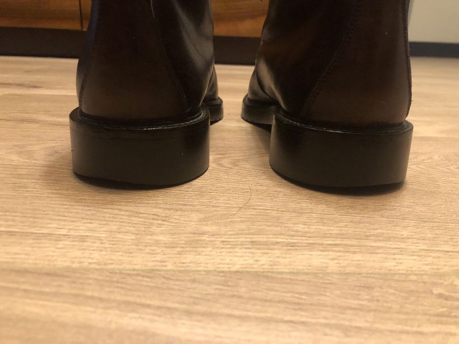 Bally шкіряні чоботи кожаные ботинки Ralph Santoni Tods