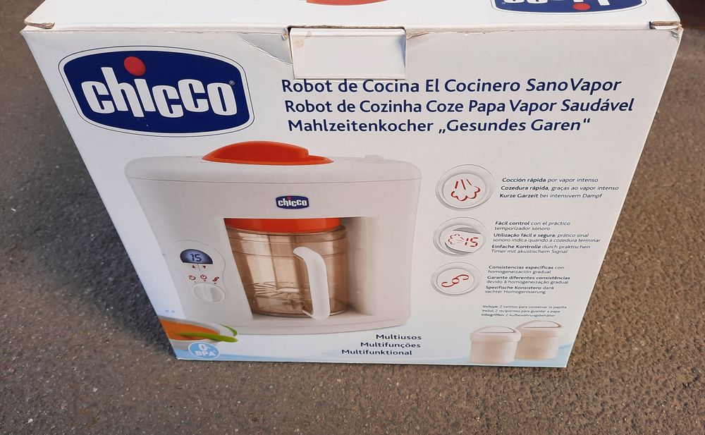 Кухонний комбайн дитячій Chicco Cuocipappa SanoVapote.