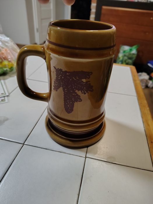 Stary sygnowany kufel