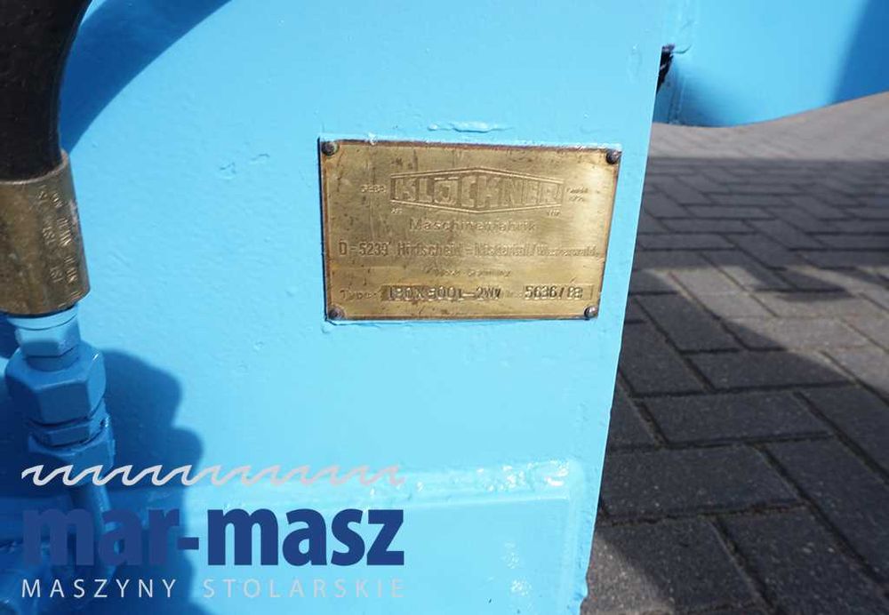 Rębak / Rozdrabniacz KLOCKNER 180x500L-2WV  szarpak do zrzyn drzewnych