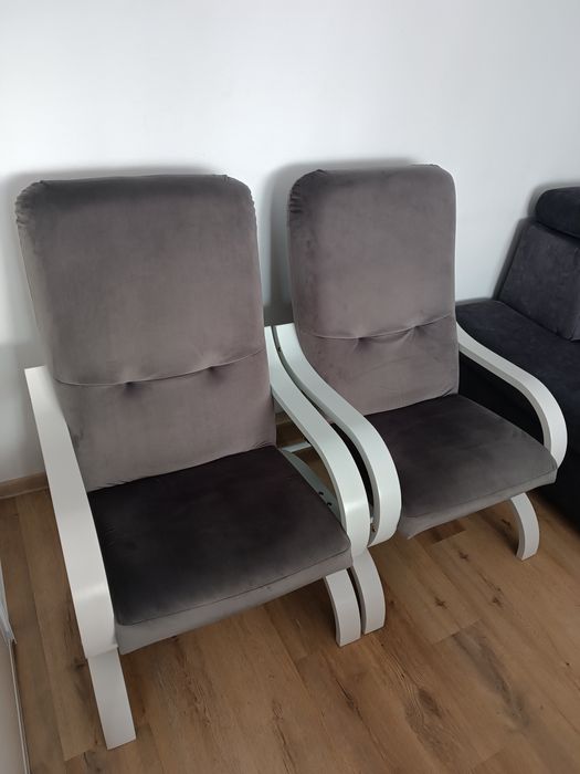 Dwa fotele typu finka całkowicie odnowione