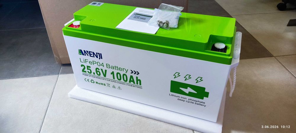 Akumulator, magazyn energii 24v 100ah Lifepo4