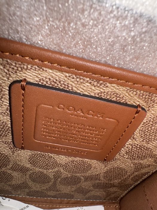 Оригінальна Сумка Coach Tote 16 With Signature Canvas