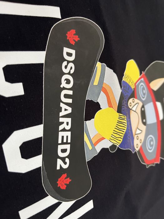 NOWA koszulka Dsquared 2 t-shirt D2 pies deskorolka L