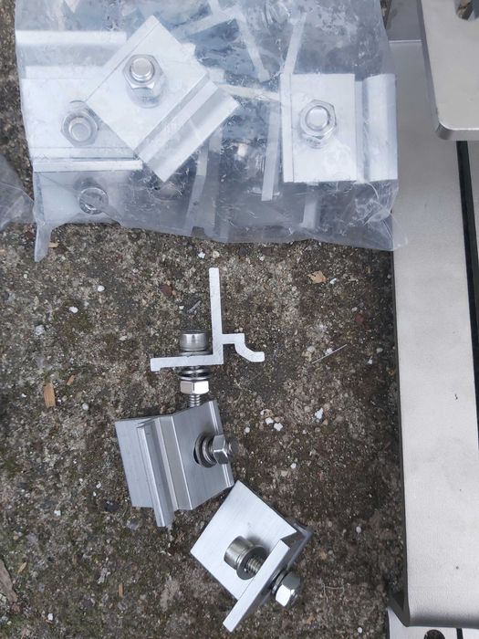 Ferragens Para Painel Solar (8 Paineis) - Telha Lusa