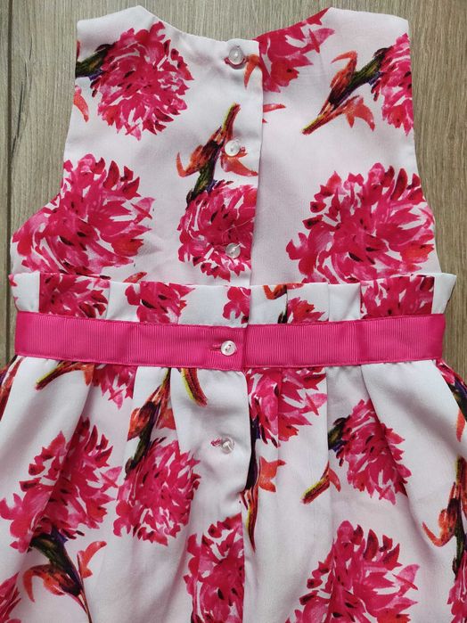 Нарядное платье цветочный принт Belta baby рост 92 см. 2-2.5 гг.