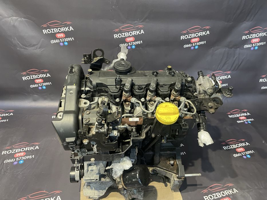 Двигун k9k 1.5dci мотор Nissan Qashqai к9к 636 1.5 dci 81kw