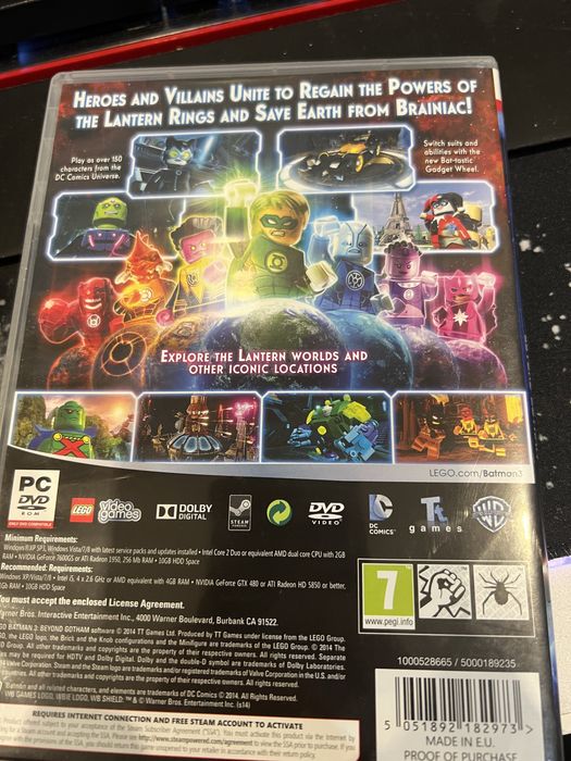 LEGO BATMAN 3 komputer PC