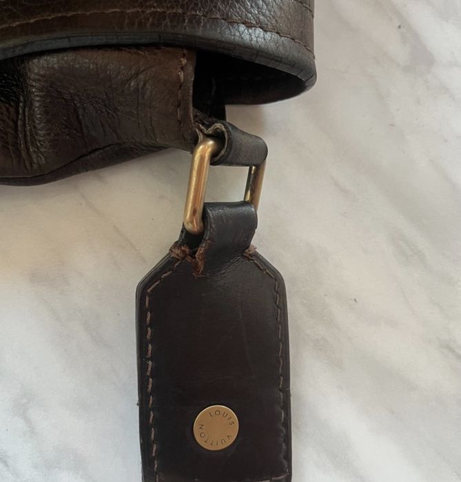 Чоловіча шкіряна сумка Louis Vuitton Utah через плече, оригінальна.