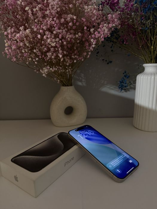 iPhone 15 Pro | White Titanium | Piękny!