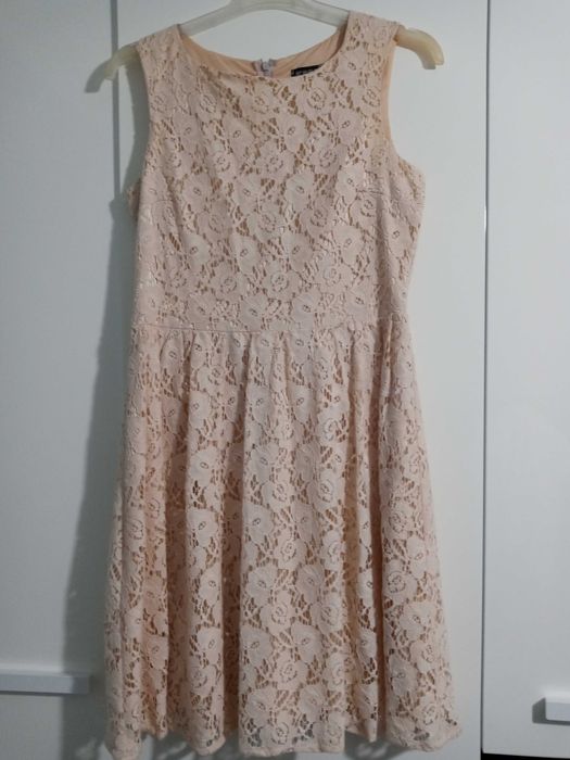 Letnia sukienka Emo kremowa r. 42