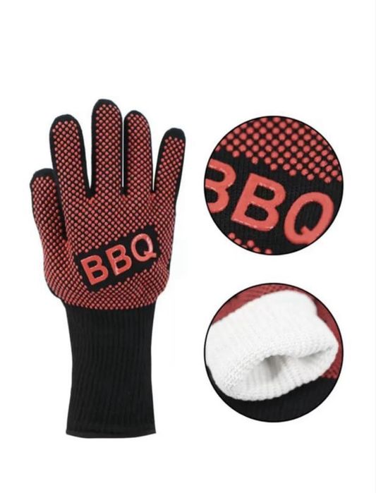 Рукавички жаростійкі / вогнетривкі рукавички / рукавиці для грилю