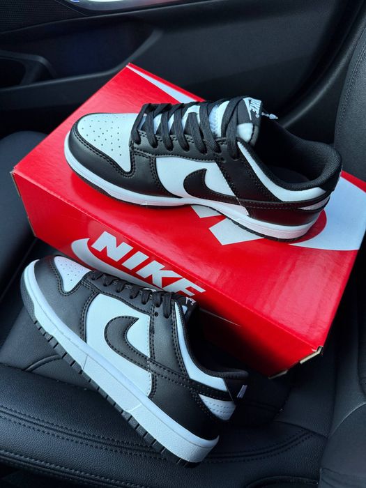 Nike SB Dunk Low White Black м