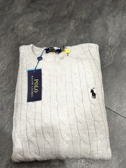 Szary Sweter Ralph Lauren