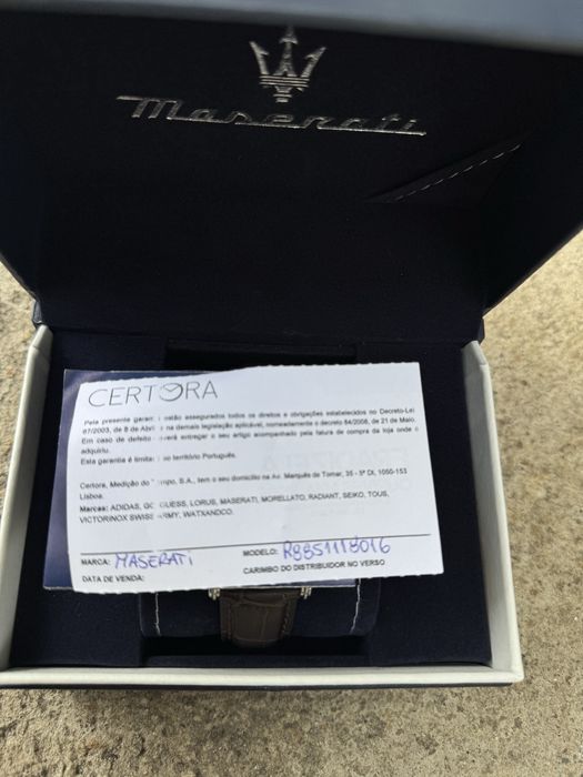 Relógio Maserati Epoca R8851118016 Novo na Caixa Original