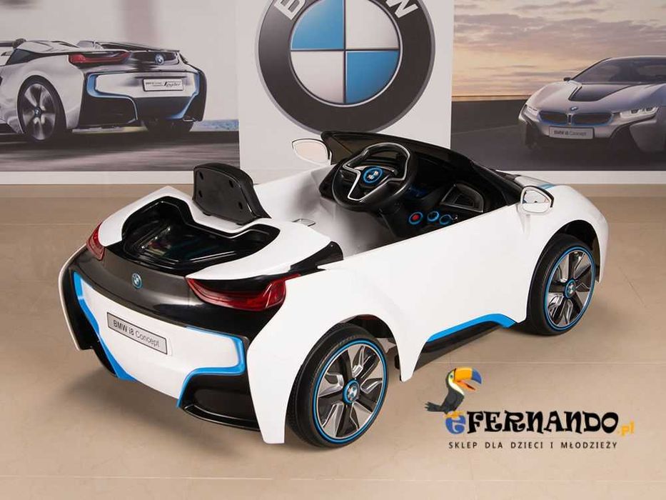 Auto samochód na akumulator BMW I8 Lift sportowe jeździk autko RC