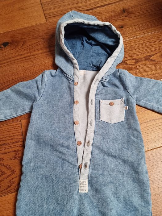 Kombinezon jeansowy 80rozm