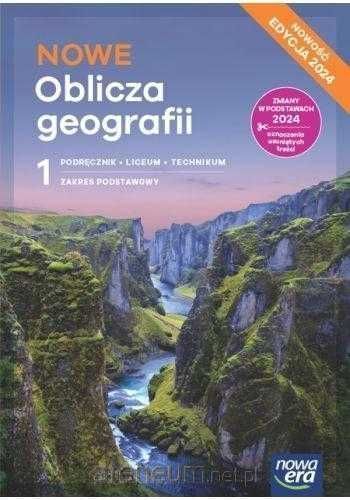 Nowe Oblicza Geografii 1 Edycja 2024 Podręcznik Podstawowy Nowa Era