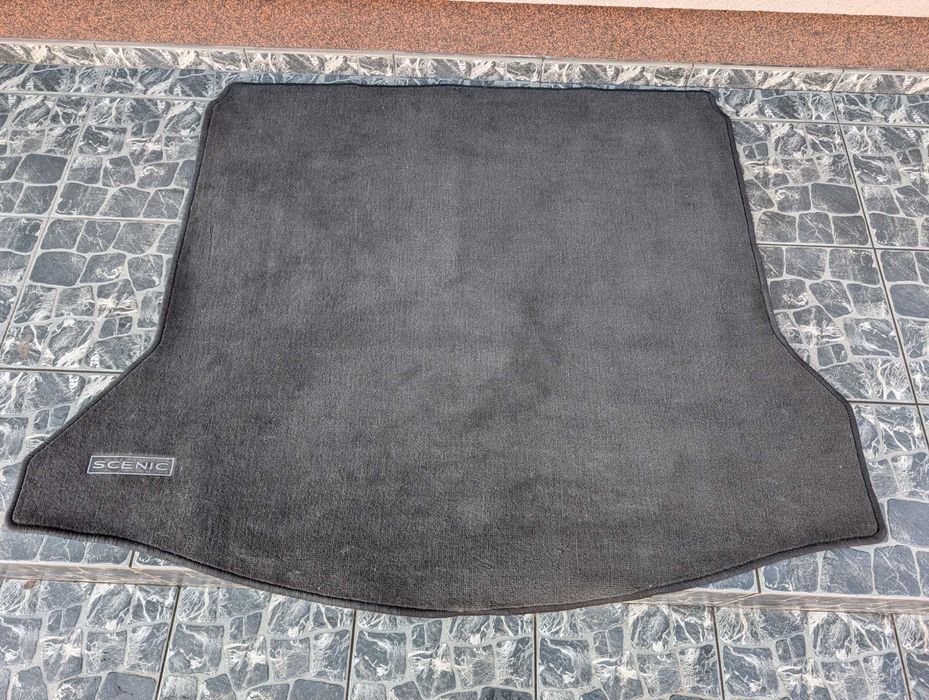Коврик в багажник килимок гумово-ворсовий RENAULT Scenic 3