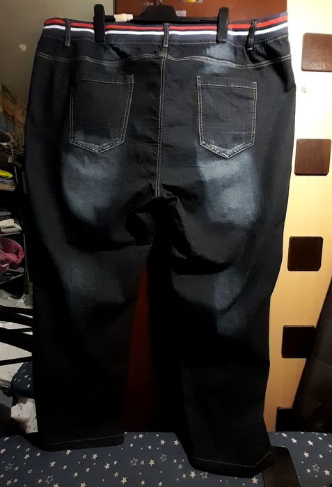 Ого-го какой размерчик новые стрейчевые летние джинсы батал 6XL
