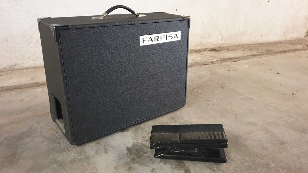 Acordeão Farfisa Syntaccordion + amp + coluna