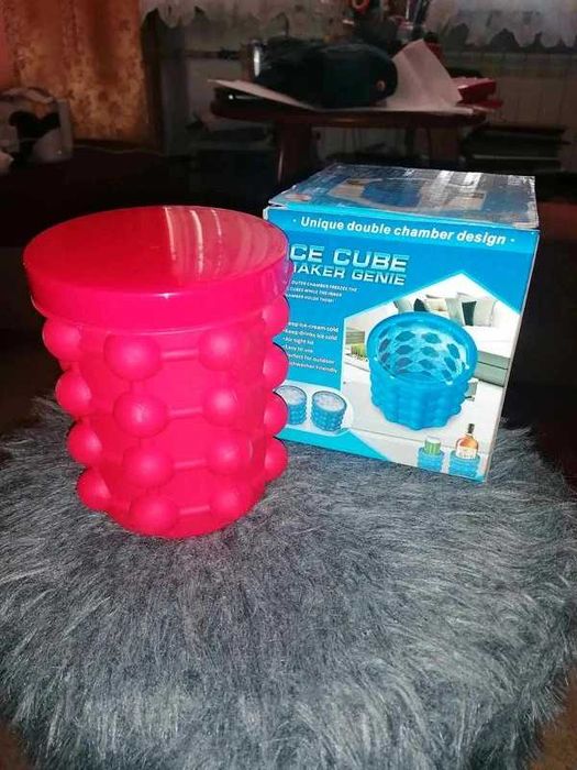 Wiaderko, Kostkarka do lodu, Sylikonowa, Nowa