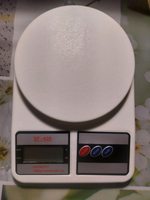 Нові ваги кухонні з круглою основою