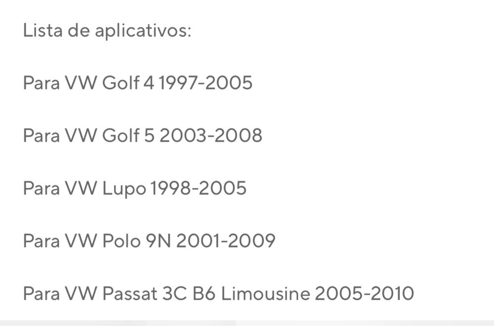 Luz matricula Seat - Golf - VW - Polo - canbus