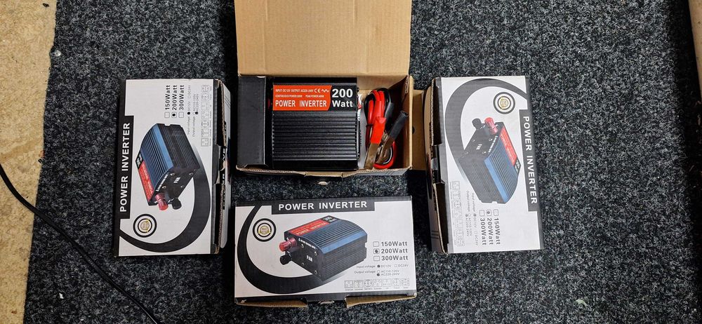 Инверторы-12В-220В-400W-Свет.Ноутбуки.Насосы.