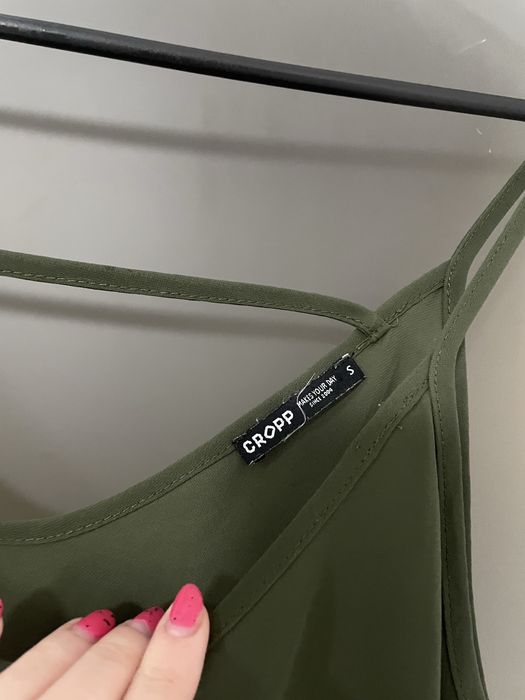 Top khaki Cropp rozmiar S