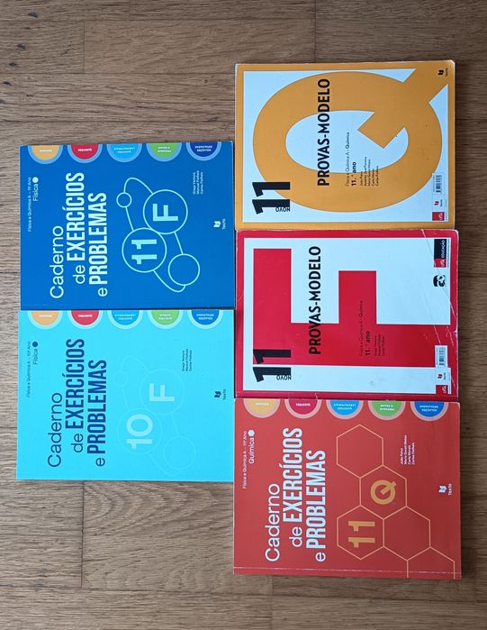 Cadernos de atividade do 10⁰, 11⁰ e 12⁰