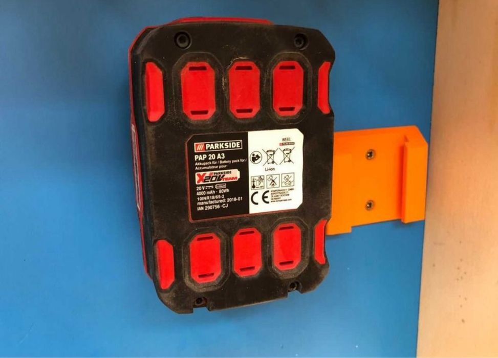 Suporte de parede Baterias Parkside