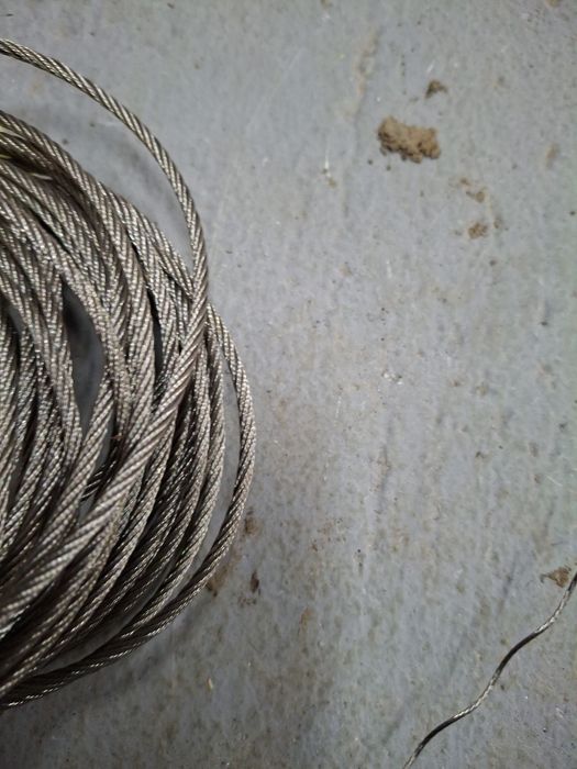 Трос оцинкований, сталевий, 2,3,4 мм