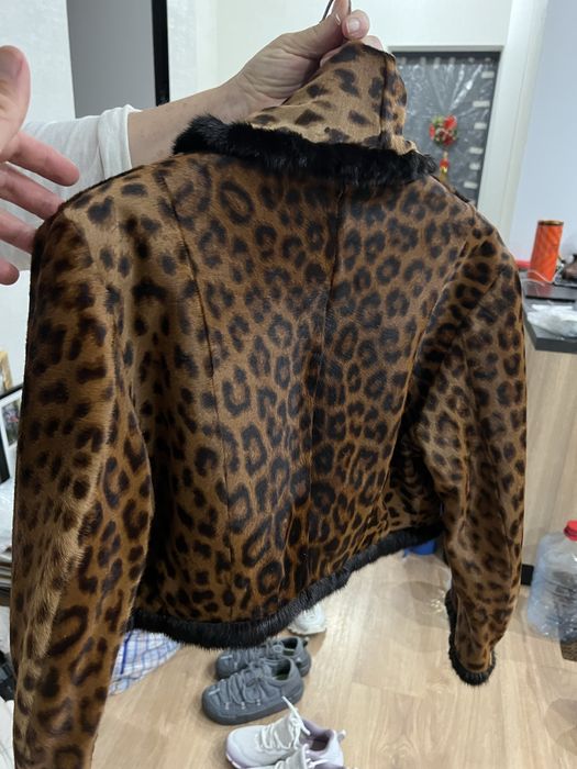 Женская леопардовая куртка