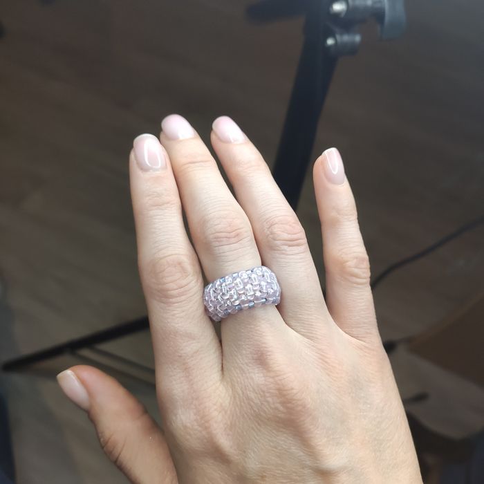 Pierścionek z koralików