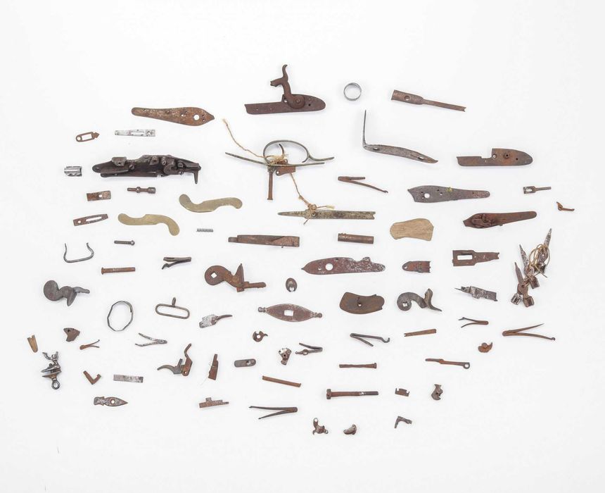 Canos de armas de caça antigos