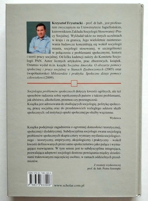 Socjologia problemów społecznych, Frysztacki, NOWA, UNIKAT!