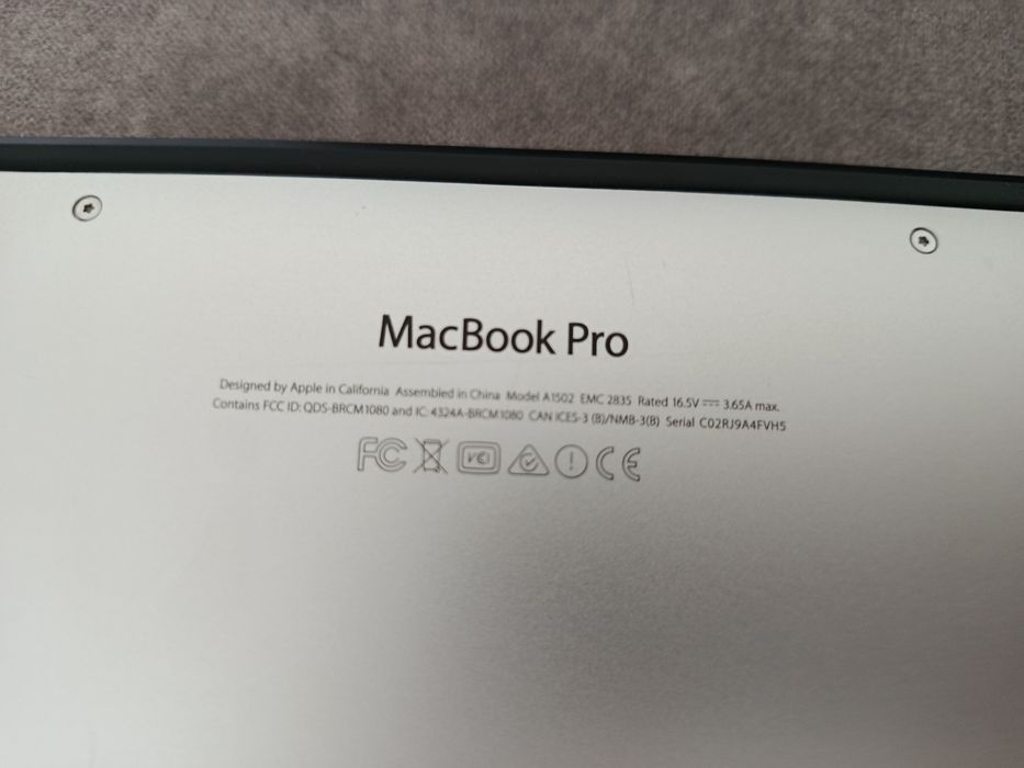 Apple MacBook Pro 13" Retina (Model A1502)