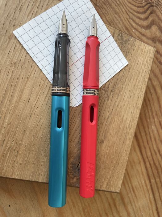 pióra LAMY zestaw, staliówki M.