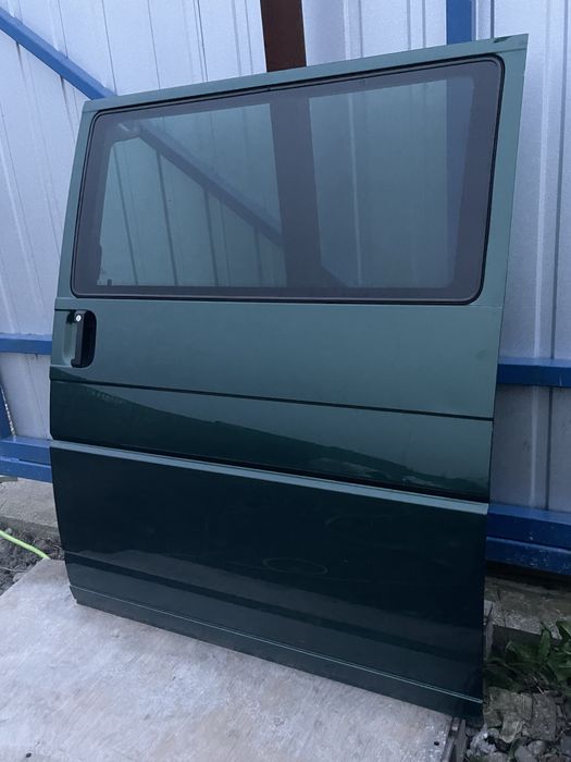 Drzwi lewe boczne suwane vw t4 szyba as3