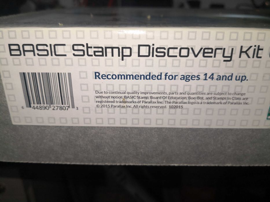Parallax BASIC Stamp Discovery Kit USB #27807 – Kit Completo
