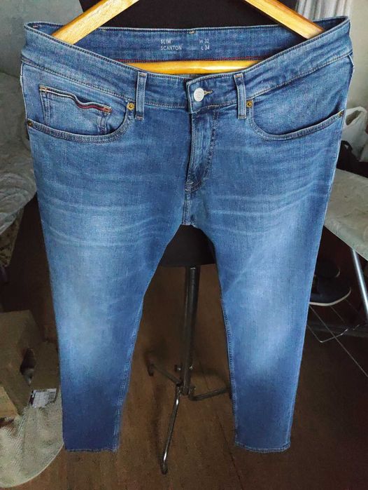 Джинсы Tommy Hilfiger jeans USA w32 stretch mid blue.