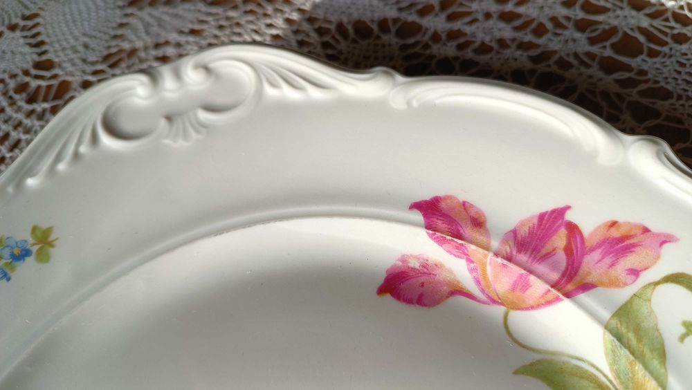 Patera CT Wałbrzych stara porcelana