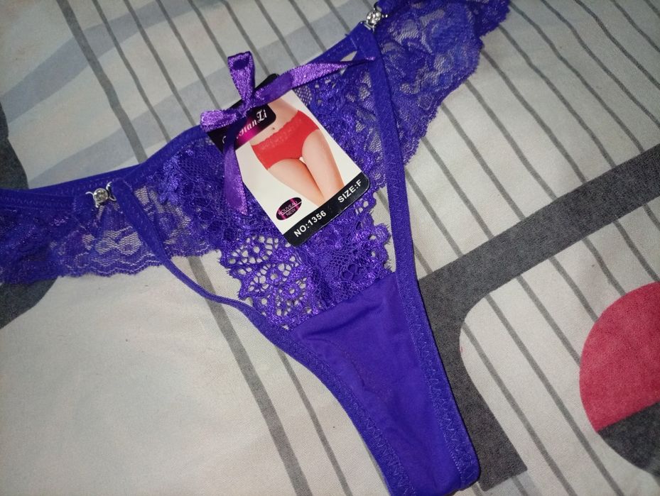 Majtki Stringi Fiolet