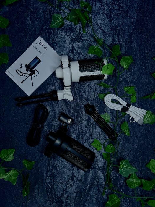 Конденсаторний мікрофон Fifine A2| Fifine | Мікрофон | Чорний/білий