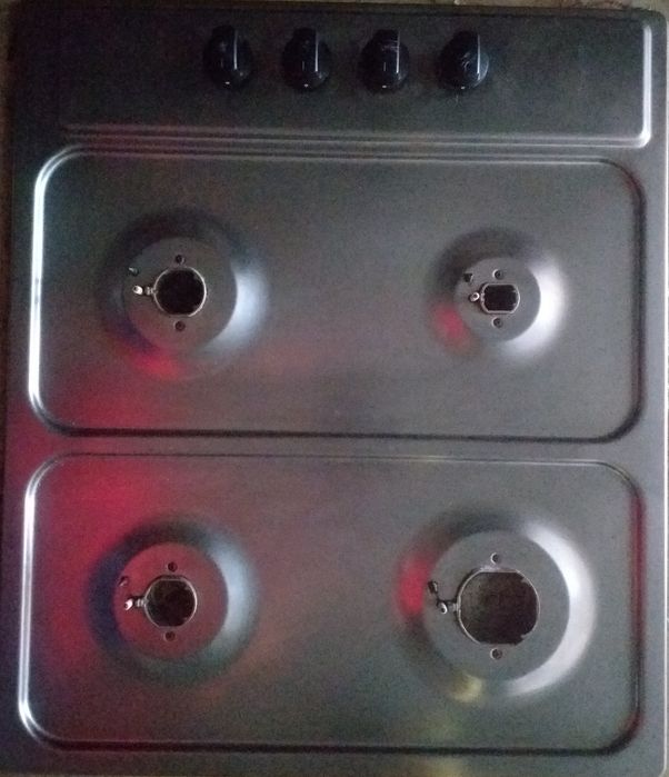 Placa para cozinhar alimentada a gás