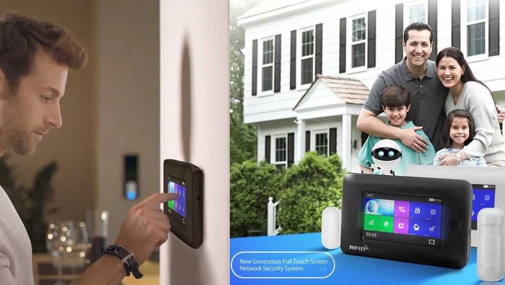 Alarme Tuya Casa sem Fios SOS/GSM/WiFi Android/iOS Português (NOVO)