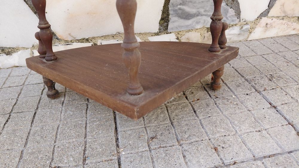 Estante rustica para bibelôs