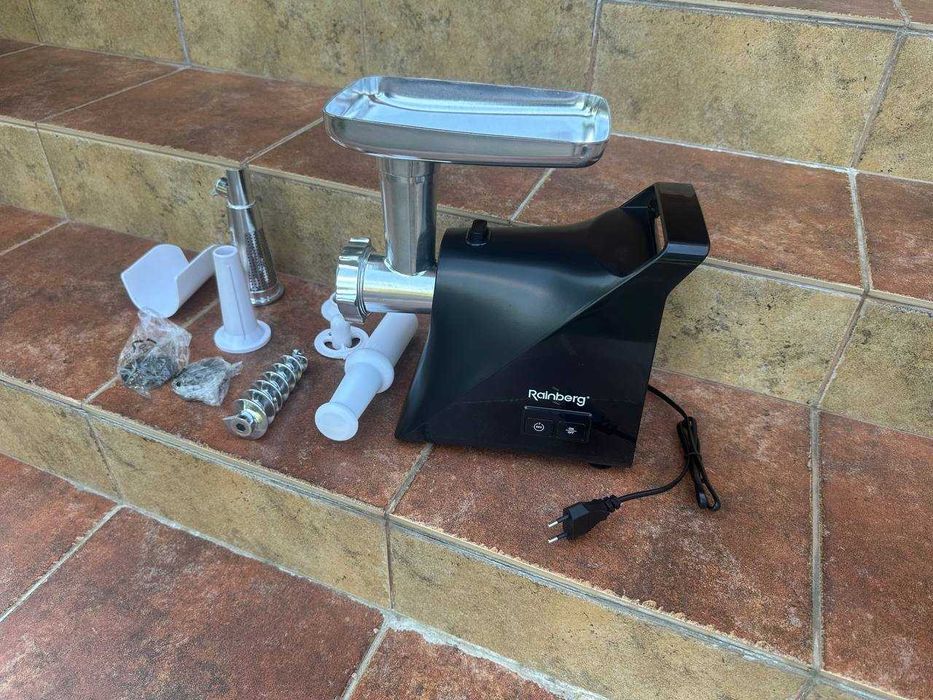 ℹ️ Мясорубка 3000W с соковижималкой. Электромясорубка Германия. Черная